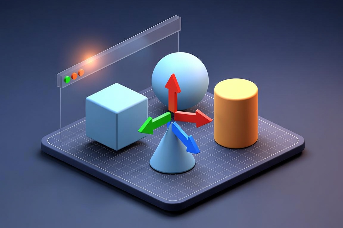 3D shape designer example