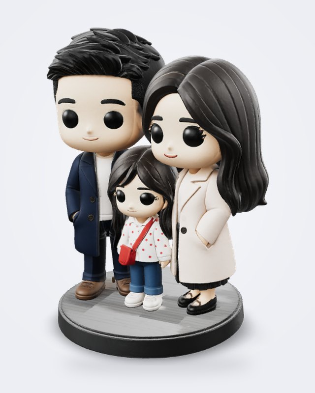 The 3D model