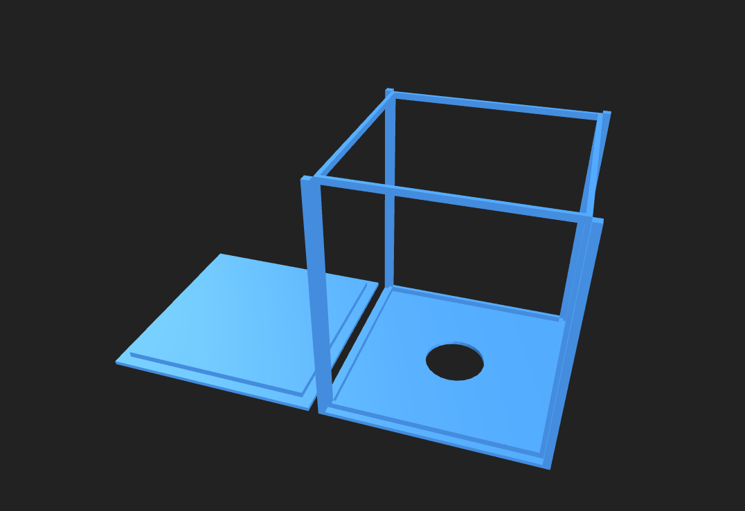 Frame 100x120mm 4sides  with Lid