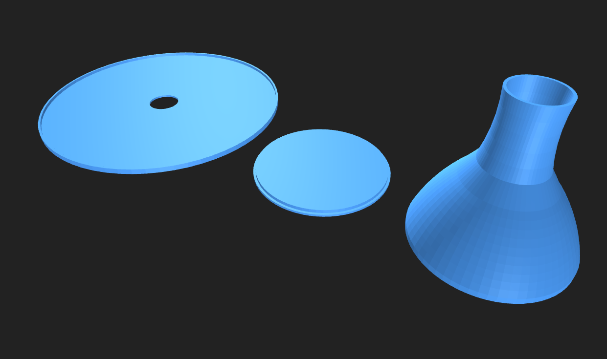 Base for 120mm Radius Cylinder Lithophane